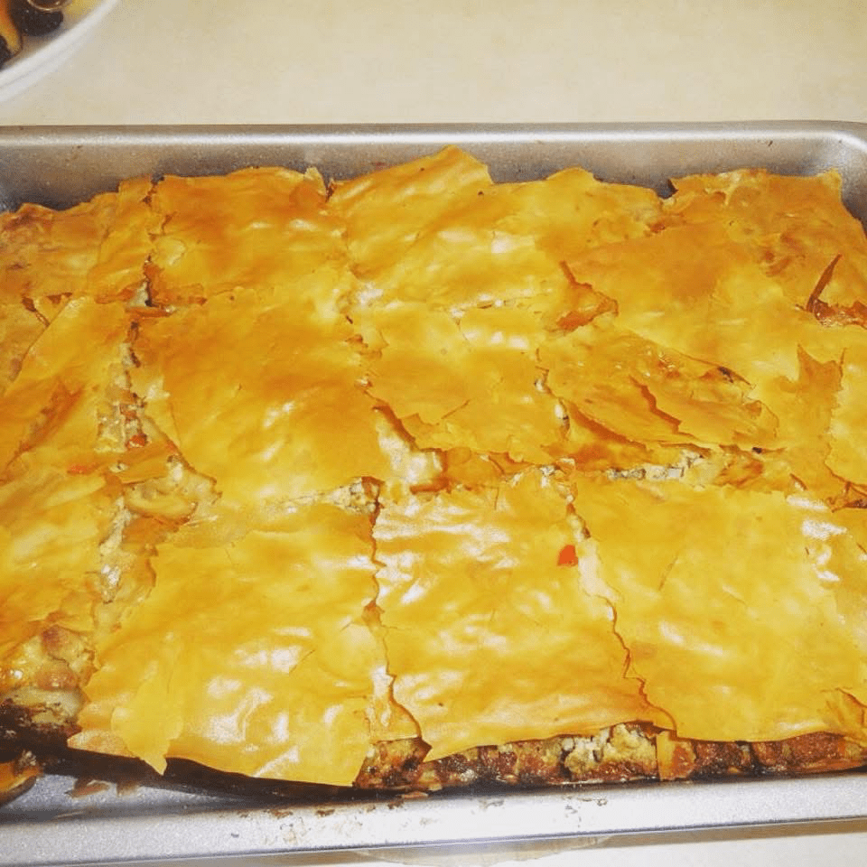 Filo Sausage Egg Breakfast Casserole