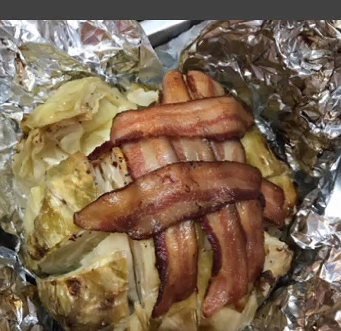 Beer, Butter, Bacon Wrapped Cabbage (BBB Cabbage)