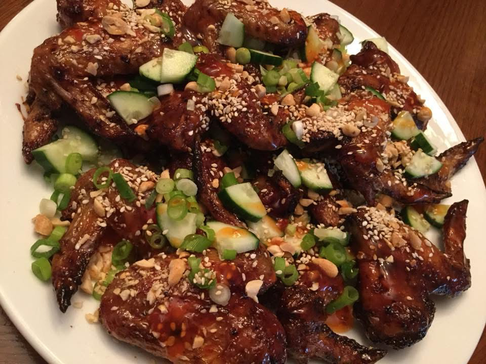 Spicy Sticky Thai Wings