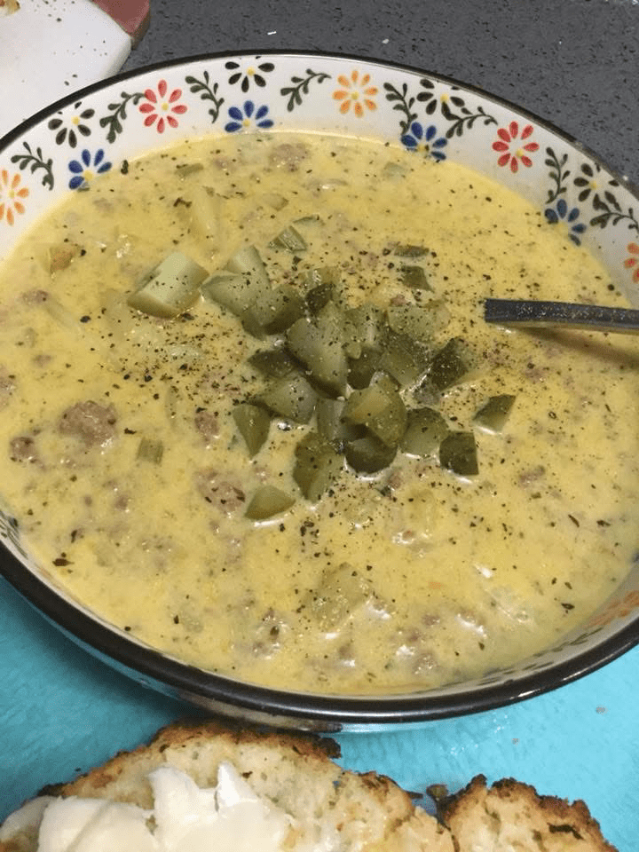Cheeseburger Soup