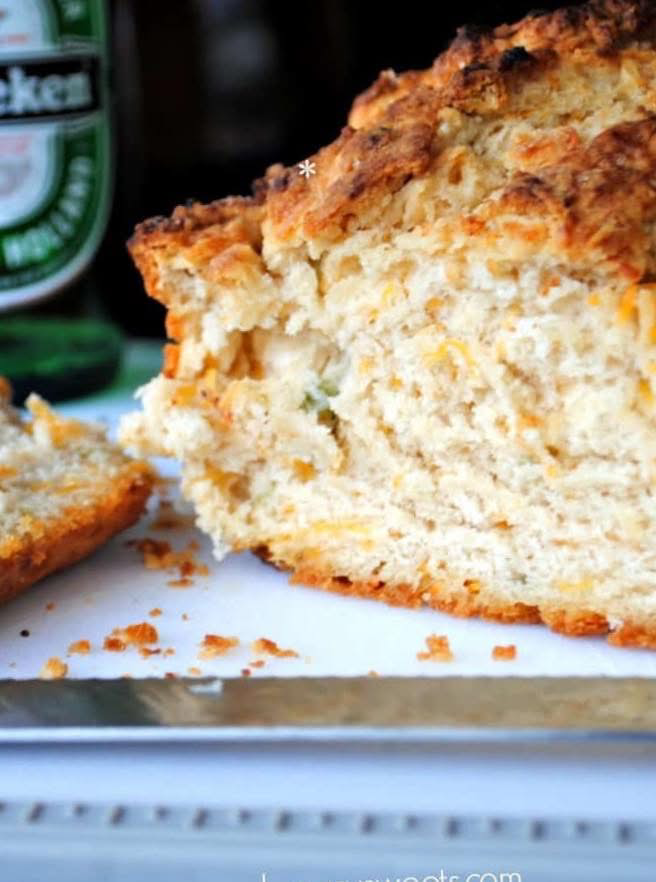 Cheesy Onion Beer Bread